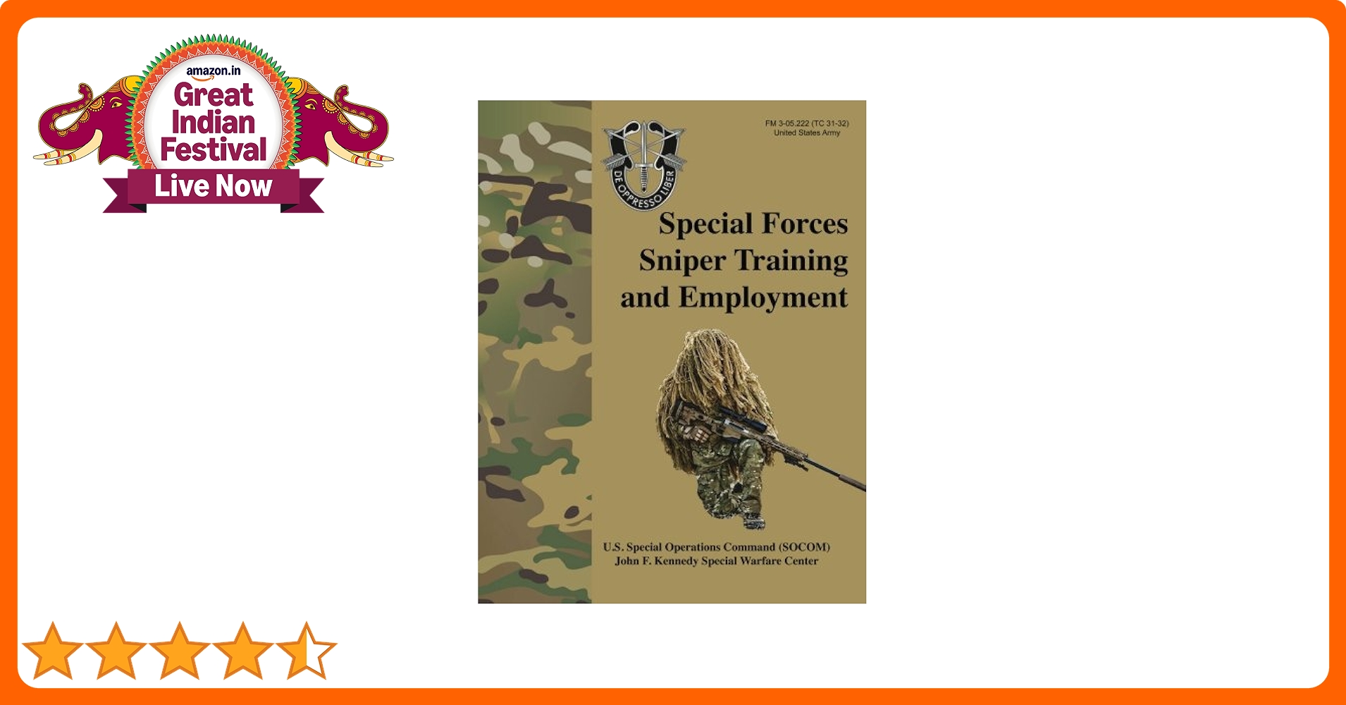 Buy Special Forces Sniper Training and Employment - FM 3
